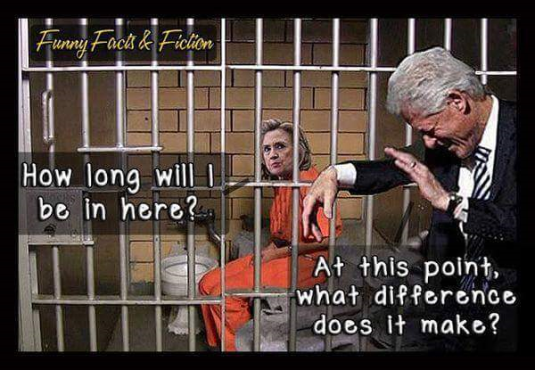 Image result for pics of clintons behind bars